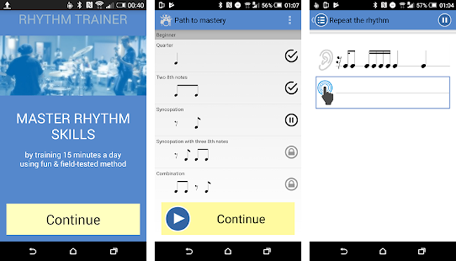 Androidのリズムトレーニングアプリ・Rhythm Trainer